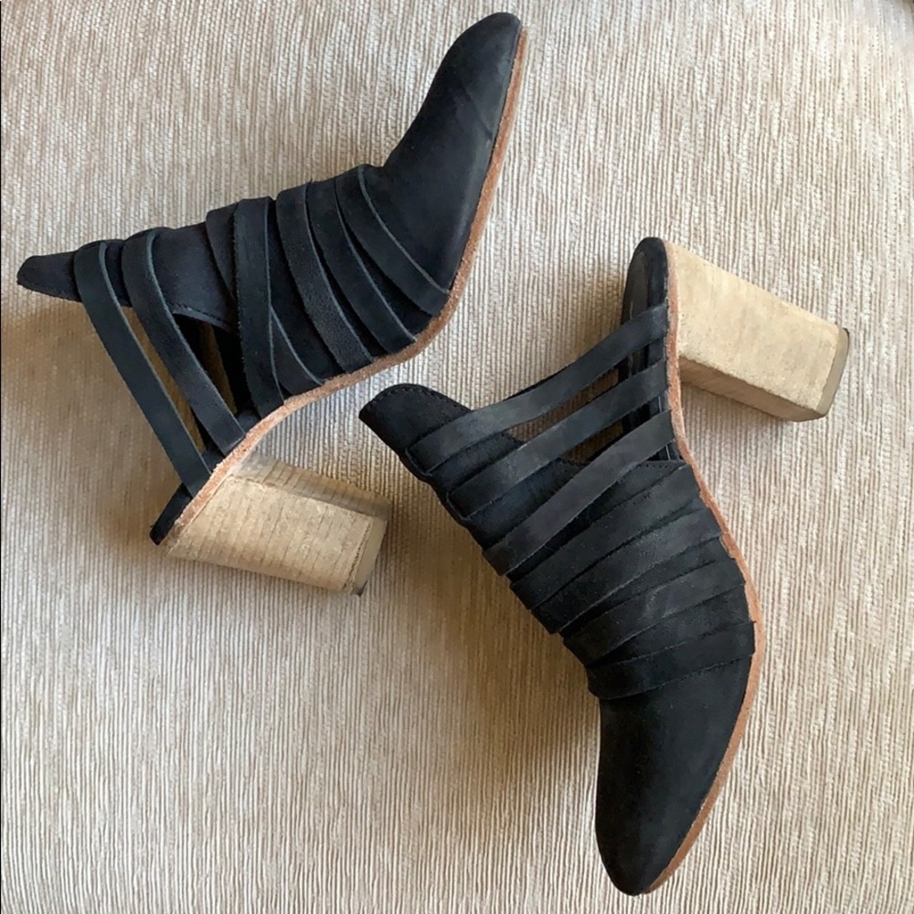 Free People heeled mules
